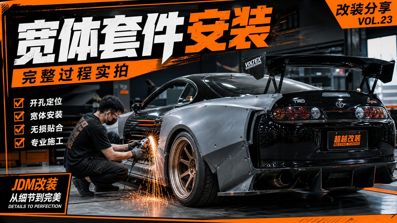 糖心-宽体套件安装改装视频